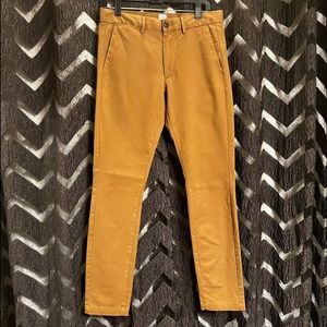 Men Gap Modern khaki skinny fit pants sz 30w 32l